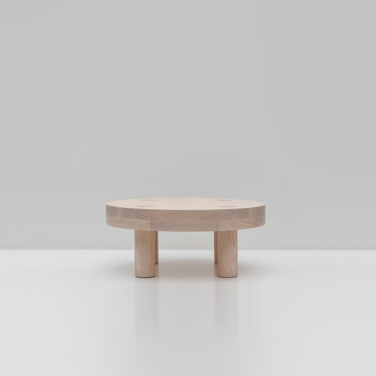 Willi Willi Table Solid American Ash 800Dia x 250H (Showroom Stock)