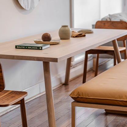 Tambootie Table Rectangle 2.4M American Oak White Wash (Showroom Stock)