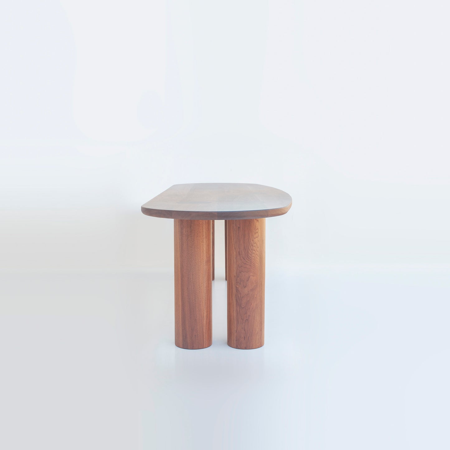 Marara Table 2.7M | Solid American Walnut | Asymmetrical (Ex Display Stock)