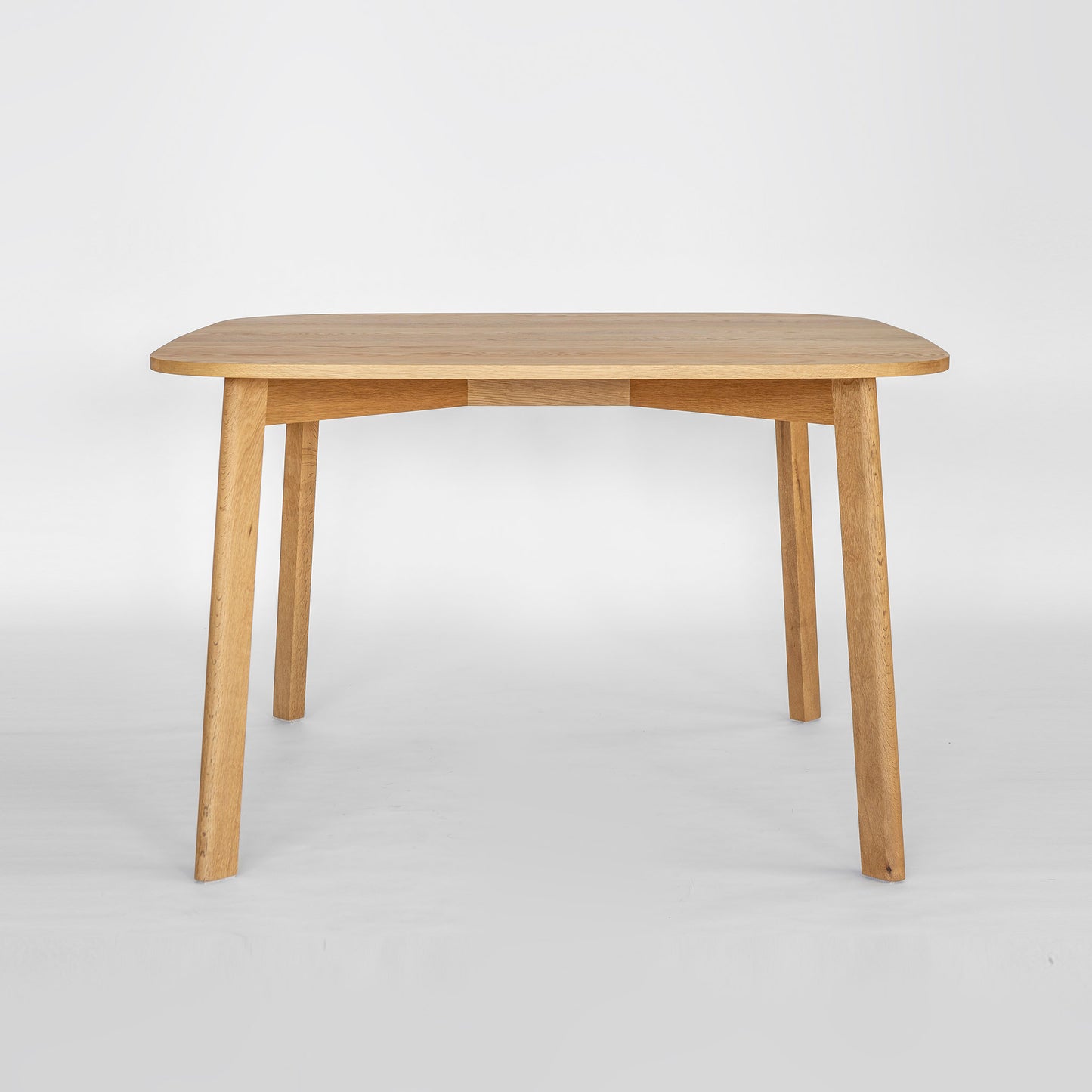 Muhuhu Table 1200 x 1200 x 750 H | Solid American Oak Natural (In Stock)