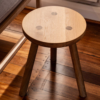 Tambootie Stool Table | Solid American Oak | 450H (Clearance Stock)